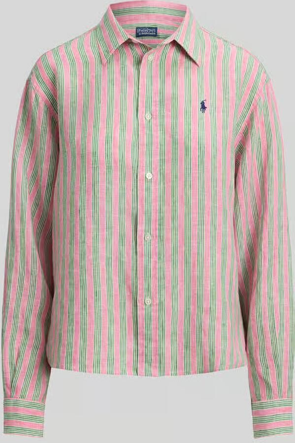 Polo Ralph Lauren Boxy fit Overhemdblouse van puur linnen - Foto 2
