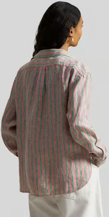 Polo Ralph Lauren Boxy fit Overhemdblouse van puur linnen