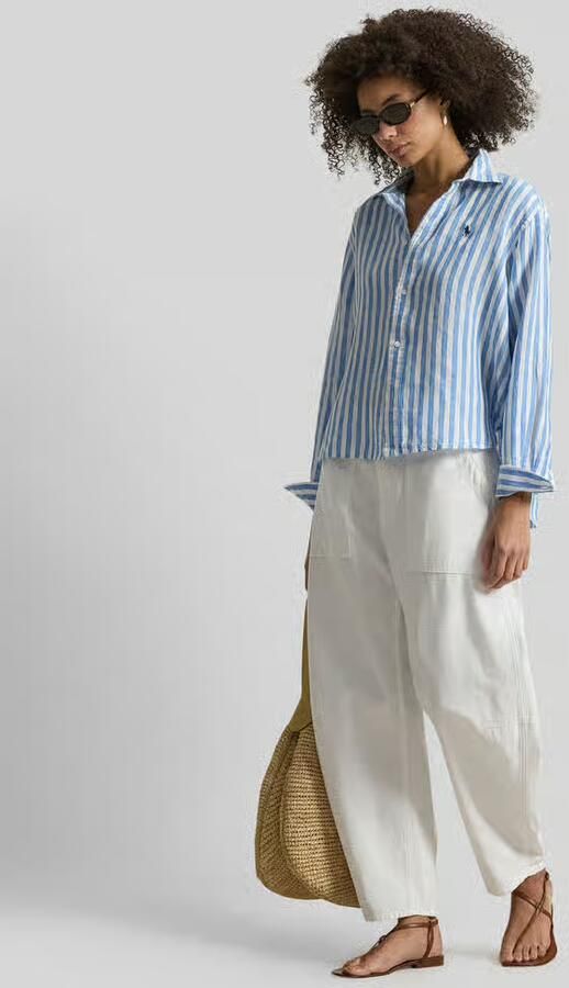 Polo Ralph Lauren Boxy fit Overhemdblouse van puur linnen - Foto 3