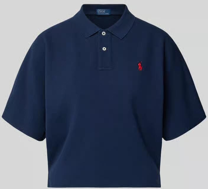 Polo Ralph Lauren Boxy fit poloshirt met labelstitching