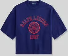 Polo Ralph Lauren Boxy fit T-shirt van puur katoen