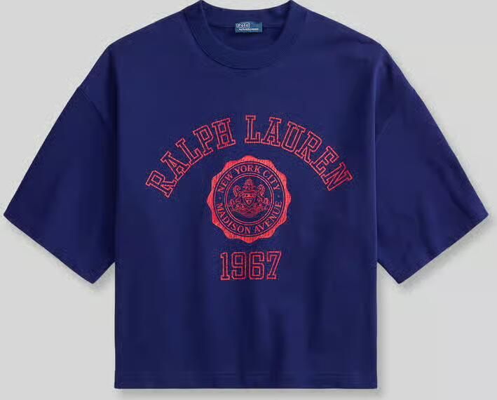 Polo Ralph Lauren Boxy fit T-shirt van puur katoen