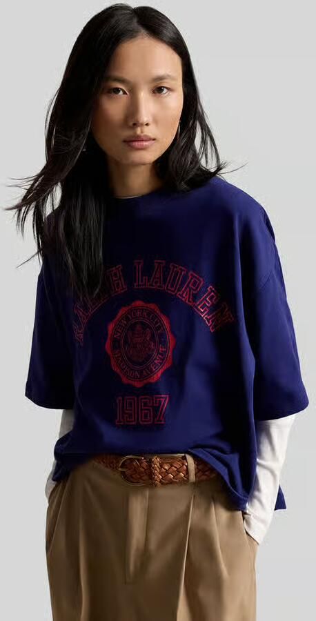 Polo Ralph Lauren Boxy fit T-shirt van puur katoen - Foto 3