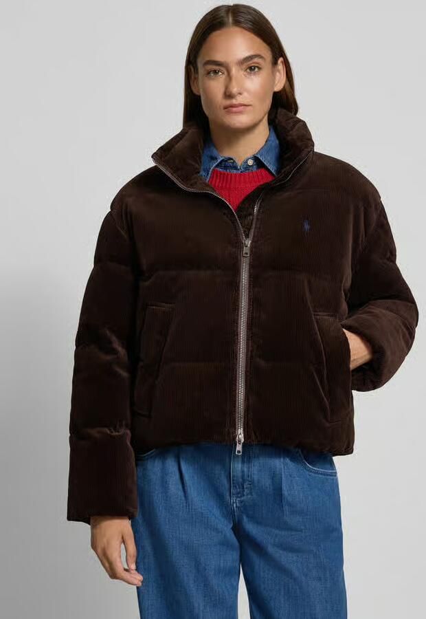 Polo Ralph Lauren Gewatteerd jack van corduroy met opstaande kraag en labelstitching - Foto 5