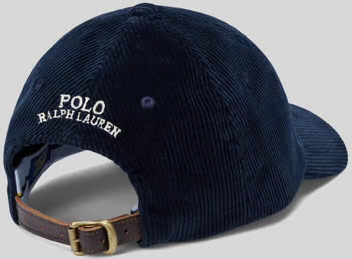 Polo Ralph Lauren Pet van corduroy met labelstitching - Foto 2