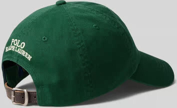 Polo Ralph Lauren Cap met logoprint en leren riem
