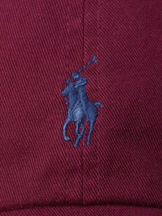 POLO Ralph Lauren pet met logo donkerrood - Foto 3