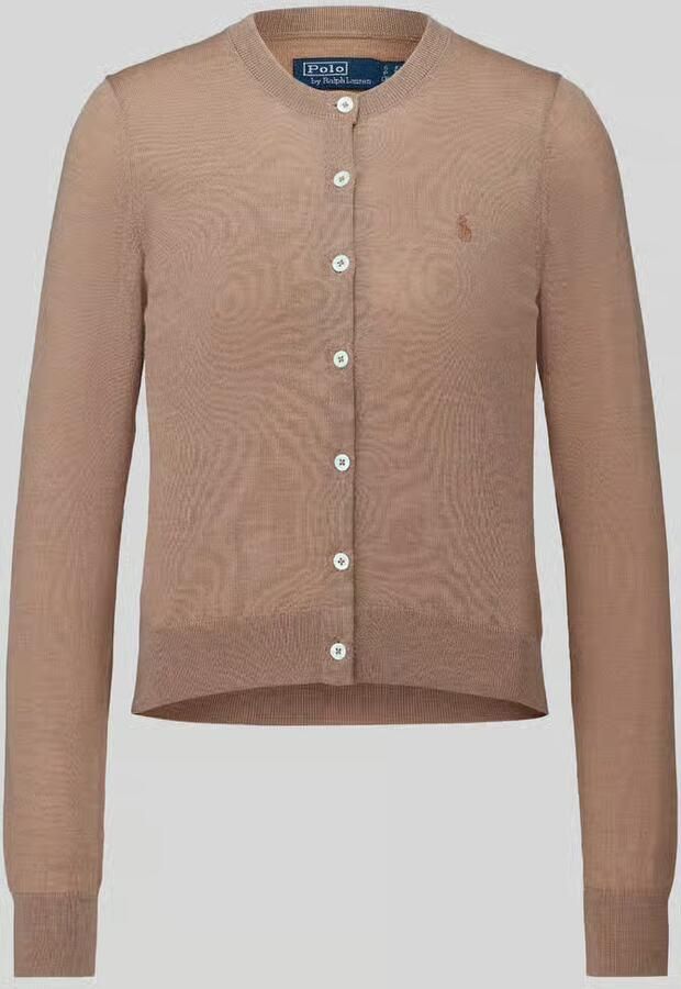 Polo Ralph Lauren Cardigan van wol met gestikt logo