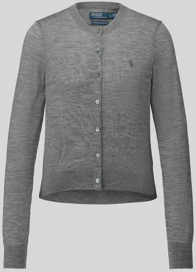 Polo Ralph Lauren Cardigan van wol met gestikt logo