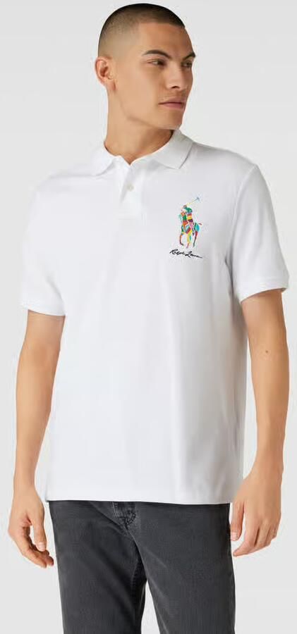 Polo Ralph Lauren Witte Casual Polo Shirt Mannen White Heren - Foto 4