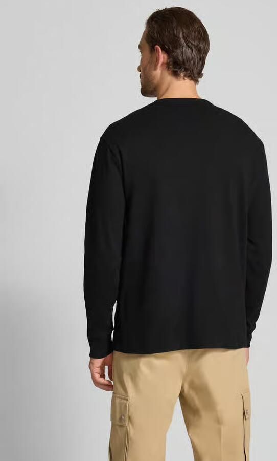 Polo Ralph Lauren Classic fit shirt met lange mouwen en labelstitching