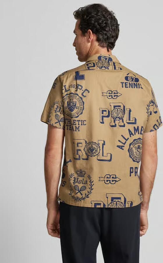 Polo Ralph Lauren Classic fit vrijetijdsoverhemd met 1 2-mouwen model 'RUSTIC PLAINWEAVE'