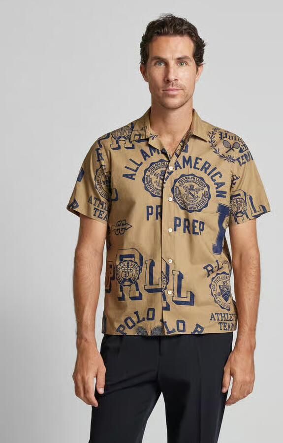 Polo Ralph Lauren Classic fit vrijetijdsoverhemd met 1 2-mouwen model 'RUSTIC PLAINWEAVE' - Foto 2