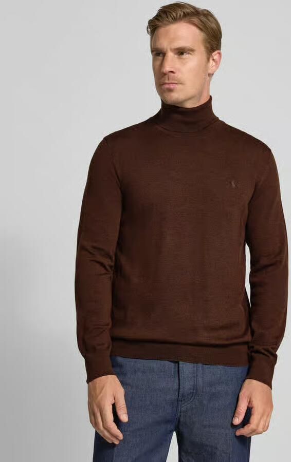 POLO Ralph Lauren wollen coltrui donkerbruin - Foto 4