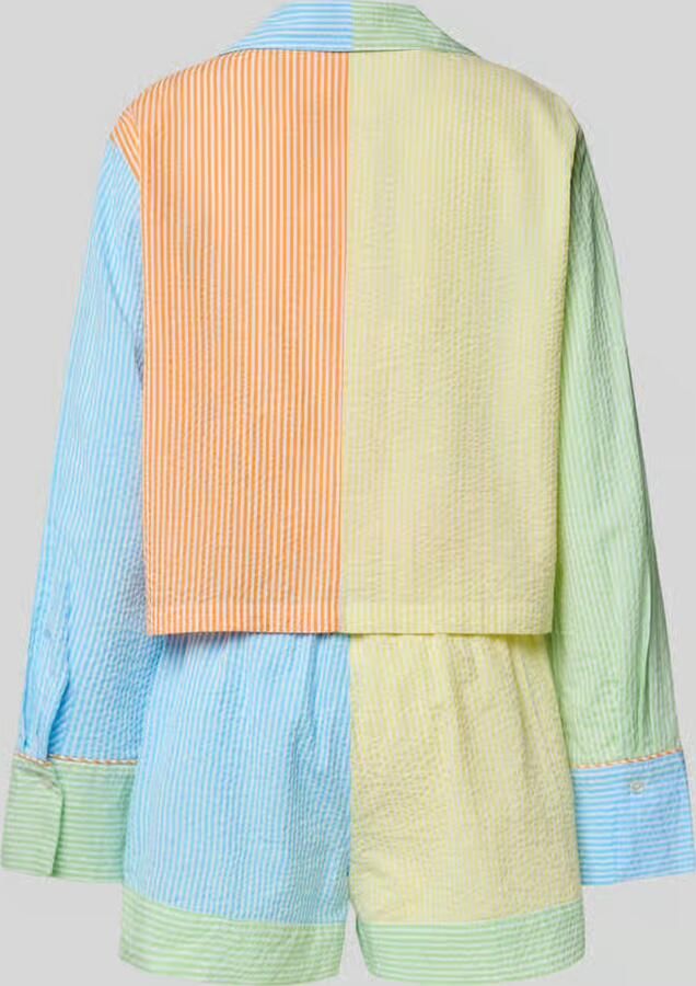 Polo Ralph Lauren comfort fit pyjama van puur katoen model 'SCALLOP SEERSUCKER'
