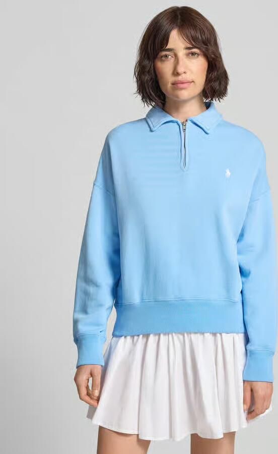 Polo Ralph Lauren Comfort Fit troyer van katoenmix - Foto 3