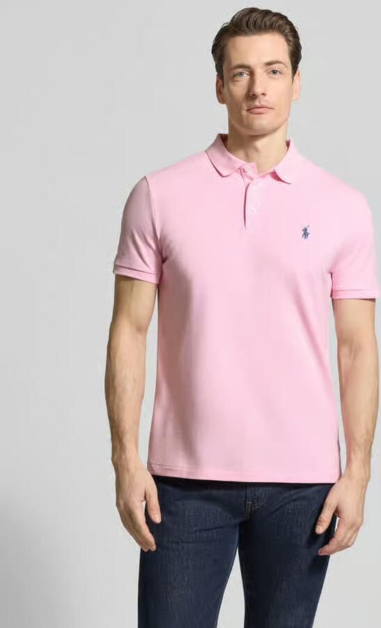 Polo Ralph Lauren Costum slim fit poloshirt van katoenmix - Foto 3