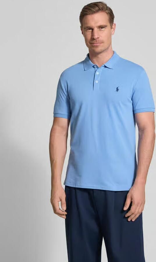 Polo Ralph Lauren Polo Shirt Korte Mouw POLO AJUSTE COUPE DROITE FITEE FIT EN COTON STRETCH MESH - Foto 4