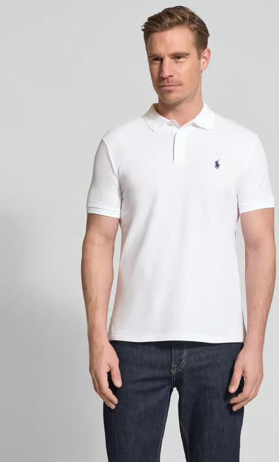 Polo Ralph Lauren Polo Shirt Korte Mouw POLO AJUSTE SLIM FIT EN COTON STRETCH MESH - Foto 4