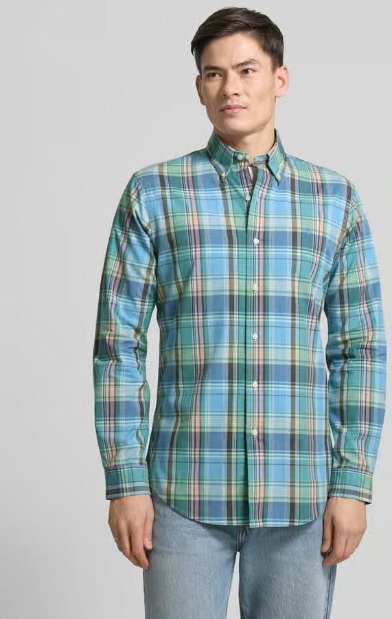Polo Ralph Lauren Overhemd Lange Mouw CHEMISE COUPE DROITE POPELINE PREMIUM - Foto 4