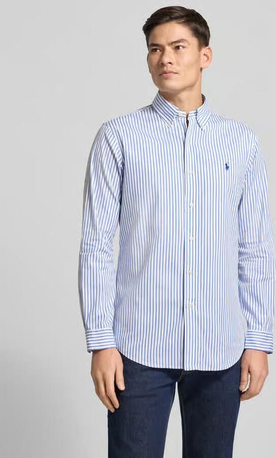 Polo Ralph Lauren Overhemd Lange Mouw CHEMISE COUPE DROITE POPELINE PREMIUM - Foto 4