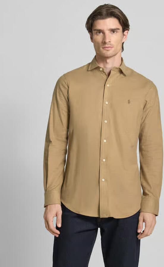 Polo Ralph Lauren Custom fit vrijetijdsoverhemd met labelstitching - Foto 4