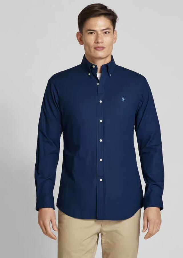 Polo Ralph Lauren Custom fit vrijetijdsoverhemd met logostitching - Foto 5
