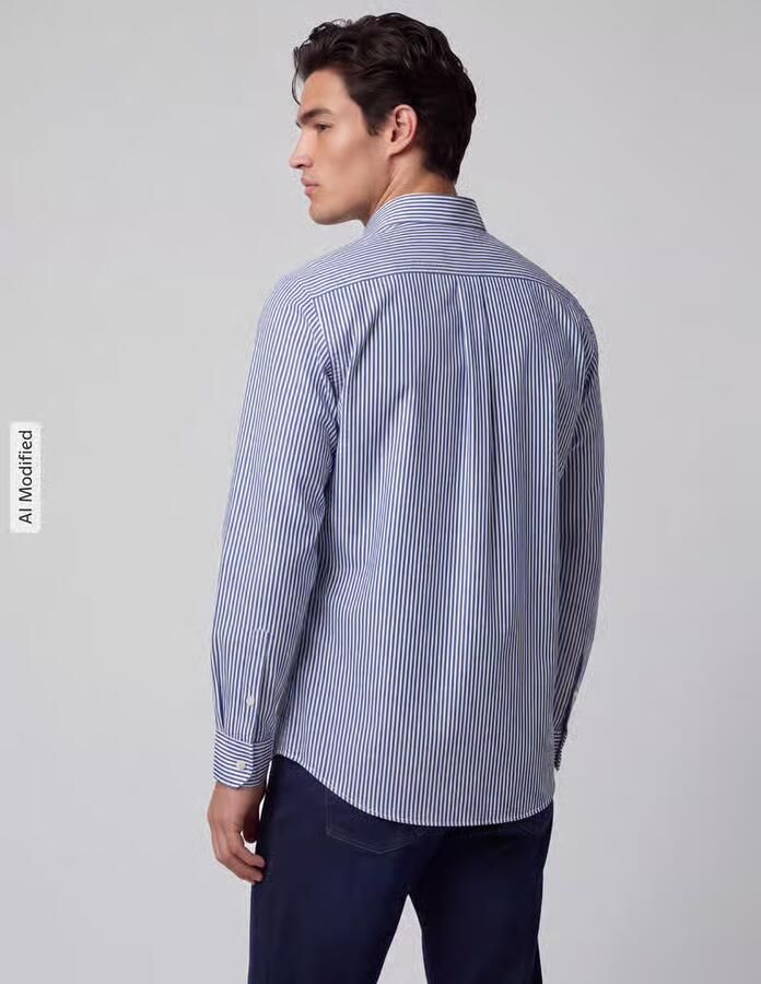Polo Ralph Lauren custom fit vrijetijdsoverhemd van katoenmix - Foto 2