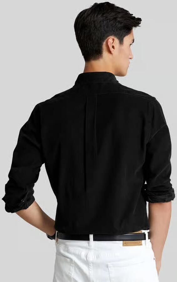Polo Ralph Lauren Overhemd Lange Mouw CHEMISE COUPE DROITE EN VELOURS COTELE - Foto 4