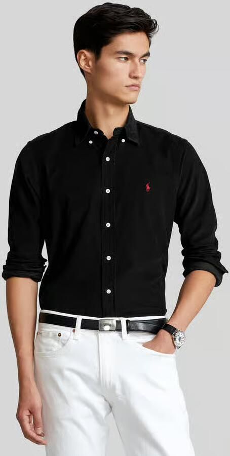 Polo Ralph Lauren Overhemd Lange Mouw CHEMISE COUPE DROITE EN VELOURS COTELE - Foto 6