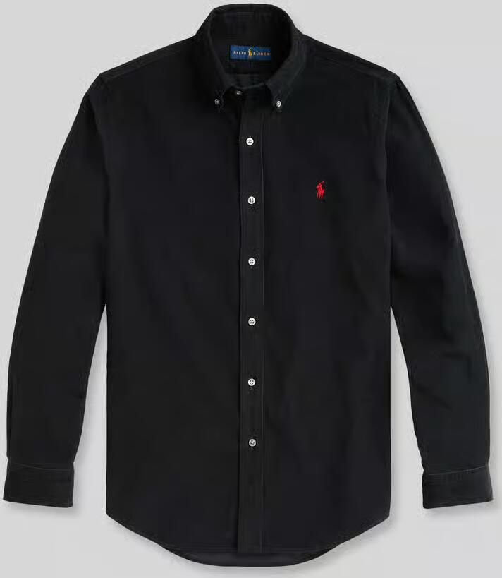 Polo Ralph Lauren Overhemd Lange Mouw CHEMISE COUPE DROITE EN VELOURS COTELE - Foto 3