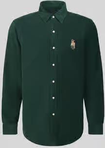 Polo Ralph Lauren custom fit vrijetijdsoverhemd van puur katoen met polo bear-stitching
