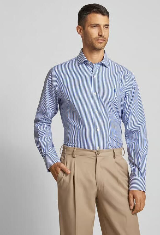 Polo Ralph Lauren Regular fit zakelijk overhemd met logostitching - Foto 3