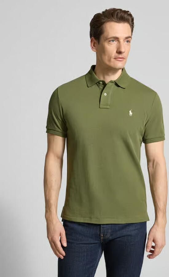 Polo Ralph Lauren Polo Shirt Korte Mouw POLO COUPE DROITE EN COTON BASIC MESH - Foto 4