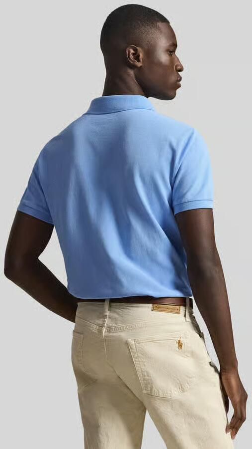 Polo Ralph Lauren Custom slim fit poloshirt van puur katoen