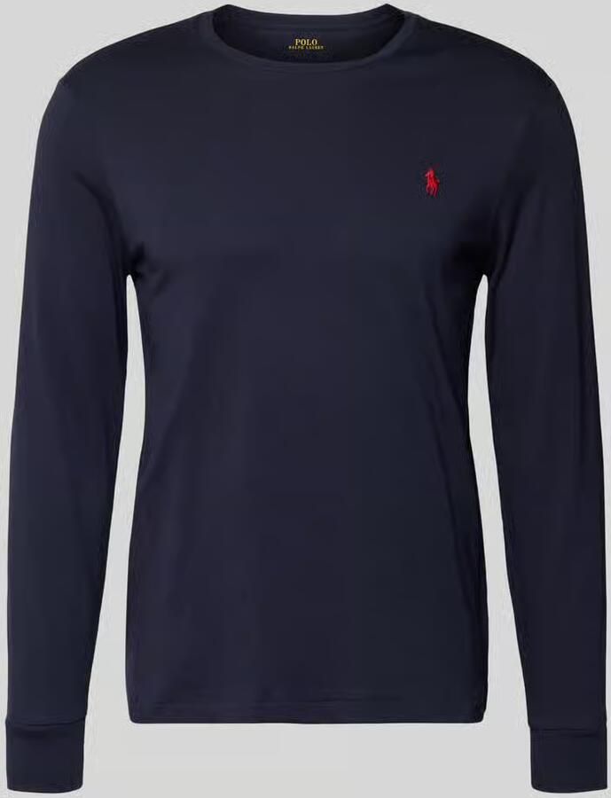 Polo Ralph Lauren Custom slim fit shirt met lange mouwen met labelstitching
