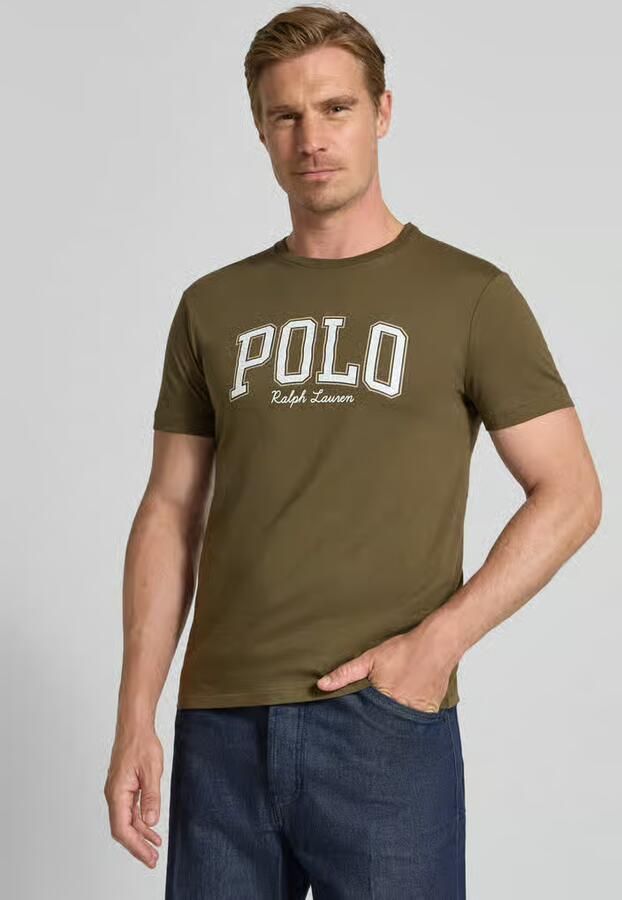 Polo Ralph Lauren Custom slim fit T-shirt met ronde hals - Foto 2
