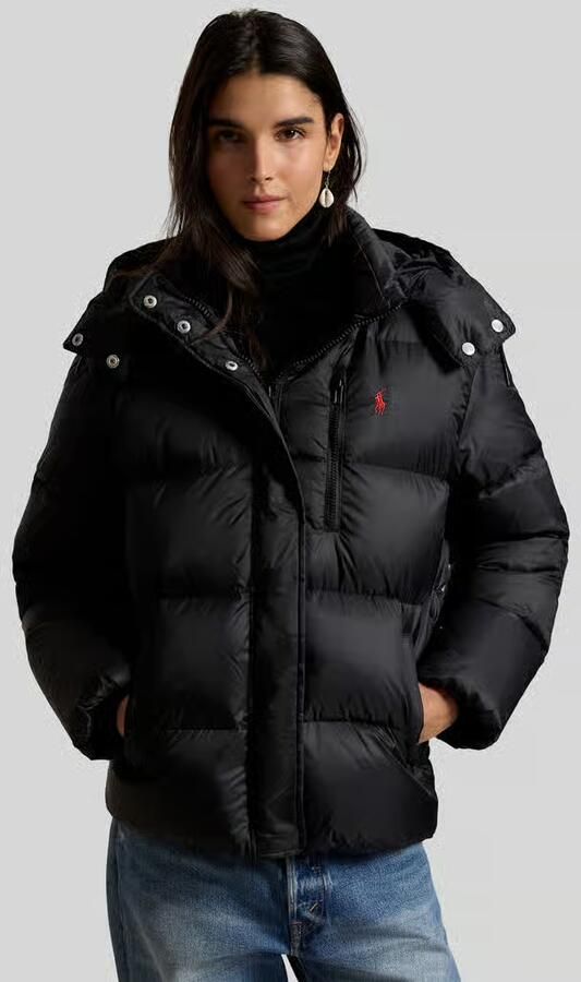 Polo Ralph Lauren Donsjack met blinde ritssluiting en steekzakken - Foto 4