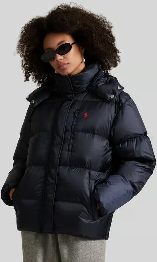 Polo Ralph Lauren Donsjack met blinde ritssluiting en steekzakken - Foto 4
