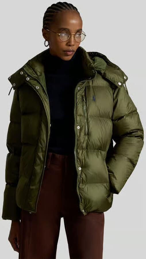 Polo Ralph Lauren Donsjack met blinde ritssluiting en steekzakken - Foto 6