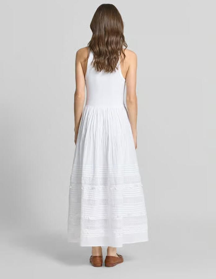 Polo Ralph Lauren Fit-and-flare zomerjurk van katoenmix
