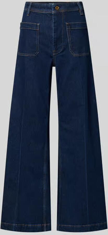 POLO Ralph Lauren high waist wide leg jeans dark blue denim - Foto 3