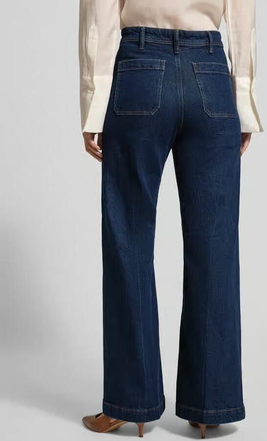 POLO Ralph Lauren high waist wide leg jeans dark blue denim - Foto 3