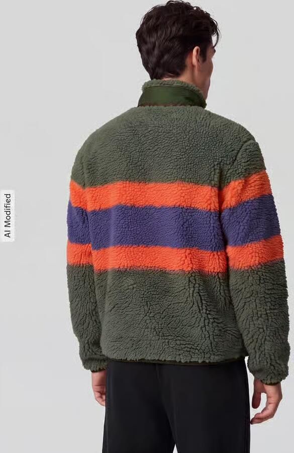 Polo Ralph Lauren Fleecejack met contrasterende borstzak - Foto 3
