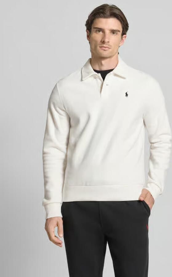 Polo Ralph Lauren Fleecepullover met labelstitching model 'MAGIC POLY FLEECE' - Foto 2