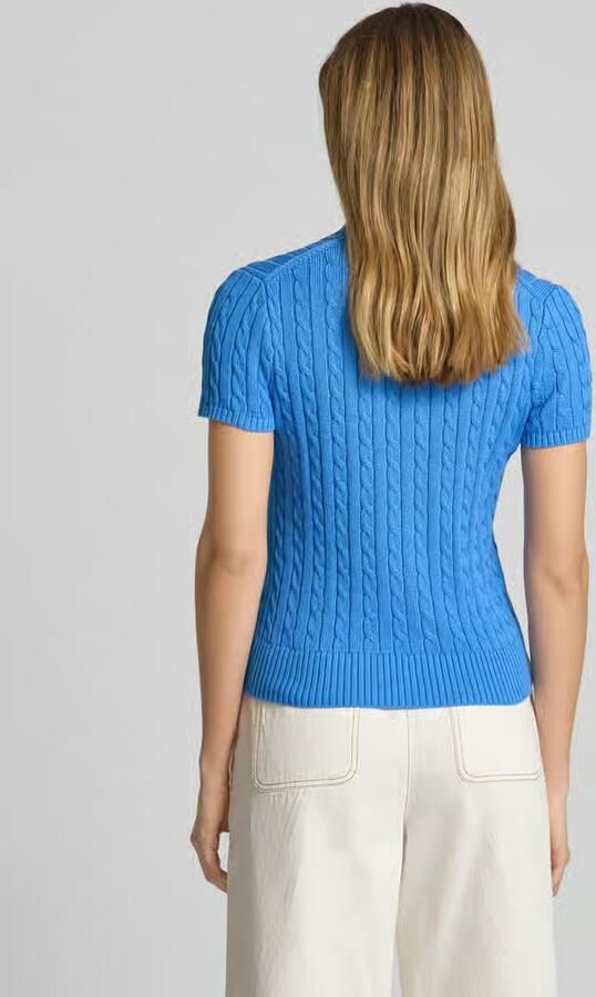 Polo Ralph Lauren Gebreid jack met 1 2-mouwen en polokraag