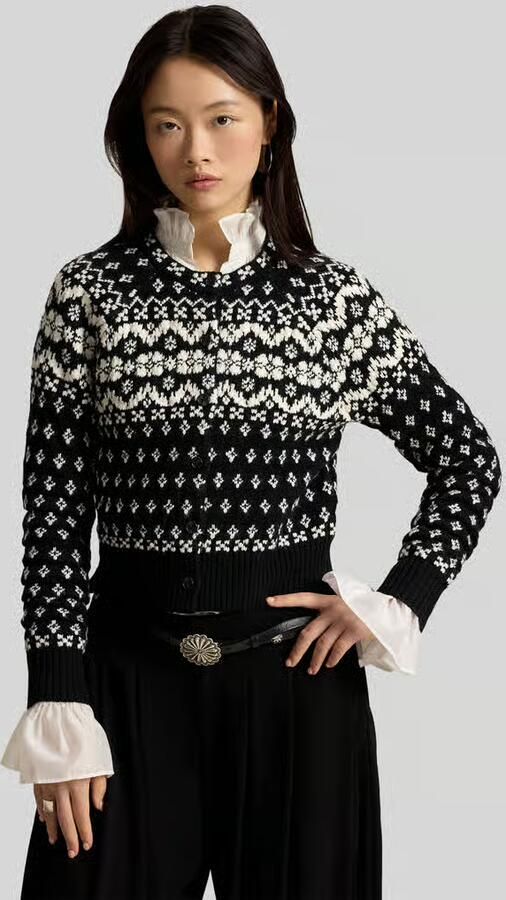 Polo Ralph Lauren Gebreid jack met geribde boord - Foto 2