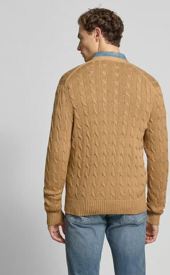 Polo Ralph Lauren Gebreid jack met knoopsluiting