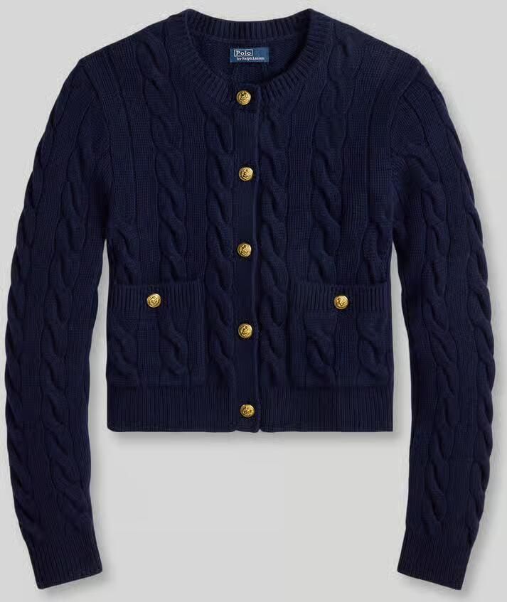 Polo Ralph Lauren Gebreid jack met sierknopen
