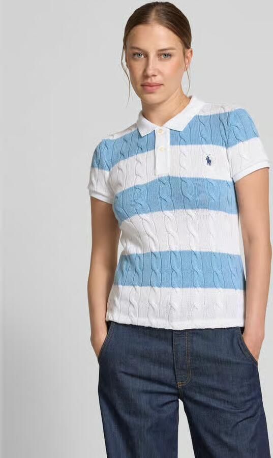Polo Ralph Lauren Gebreid shirt met polokraag en labelstitching - Foto 2